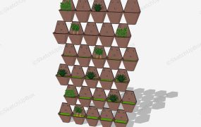 Outdoor Patio Wall Planter