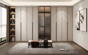 Spacious Modern Walk In Closet Dressing Room