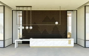 Oriental Style Reception Desk