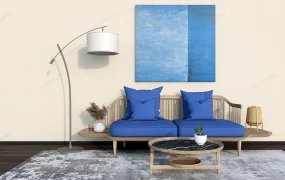 Wooden Sofa And Coffee Table