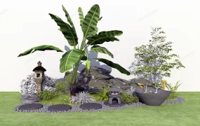 Back Yard Zen Landscape