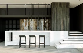 Under Stairs Bar Design