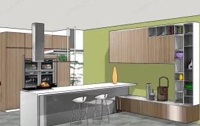 Kitchen With Island Layout