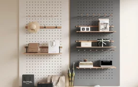 Sophisticated Modular Pegboard Organizer System