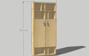 Narrow Wardrobe Closet