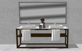 Industrial Style Bathroom Vanity