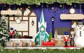 Christmas Store Window Displays