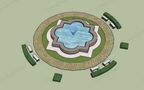 Large Landscape Fountain