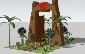 Jurassic Park Gate
