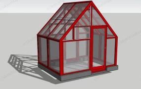 Small Glass Greenhouse