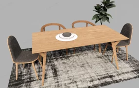 Modern Dining Room Asset Kit
