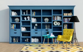 Reading Nook With Bookshelf