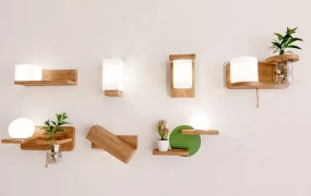Wooden Wall Sconces