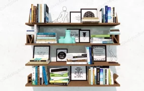 Wall Mounted Bookshelves