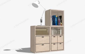 Bookcase With Drawers