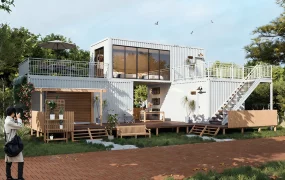 Two Story Modular Shipping Container Home