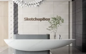 Unique Hotel Reception Counter