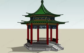 Chinese Garden Pavilion
