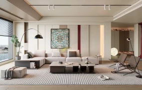 Spacious Modern Living Room