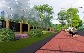 Urban Street Green Belt