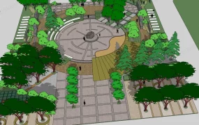 Urban Square Landscape