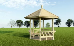 Outdoor Wood Pavilion
