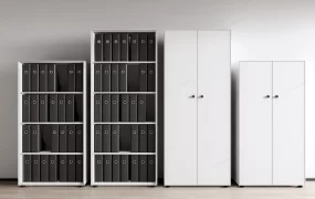Modular Office Storage Cabinet Combination SketchUp 3D Model