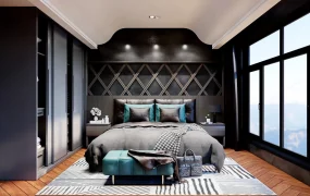 Dark Modern Bedroom