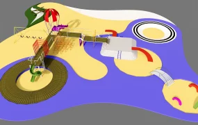 Yellow And Blue Playground