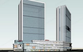 Commercial Center And Office Complex Building