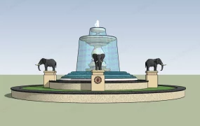 Elephant Water Fountain