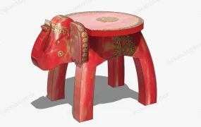 Elephant Kids Stool