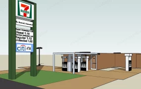 7 Eleven Gas Station