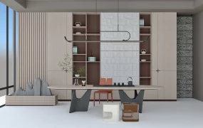 Neoclassical Tea Room Design