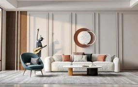 Transitional Living Room Decor