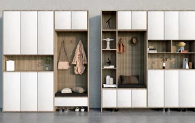 Entryway Tall Storage Cabinet Designs