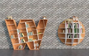 Letter Bookcase
