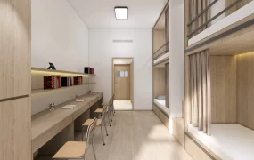 4 Person Dorm Room Design