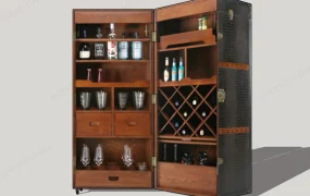 Wine Chest Cabinet