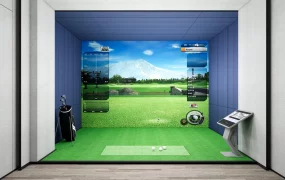 Indoor Golf Simulator Room