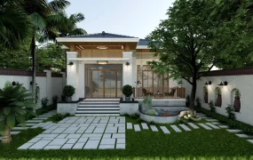 Contemporary Narrow Lot House