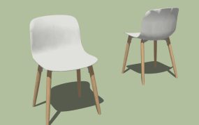 White Acrylic Dining Chairs