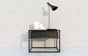 Industrial Contemporary Side Table