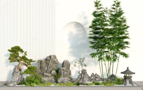 Raised Bed Zen Stone Garden