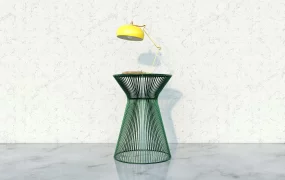 Round Wire End Table