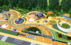Space Travel Playground Design