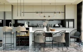 Modern Kitchen With Island Design