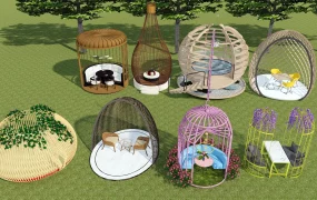 Outdoor Birdcage Gazebos