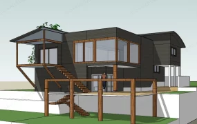 Minimalist Slope House