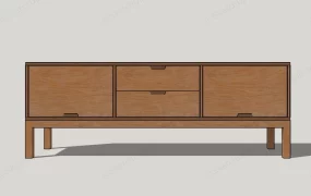 Solid Wood TV Stand